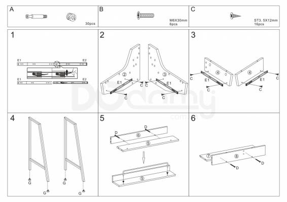 Письменный стол Signal B-168, фото 2