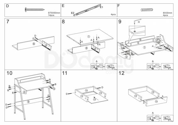 Письменный стол Signal B-168, фото 3