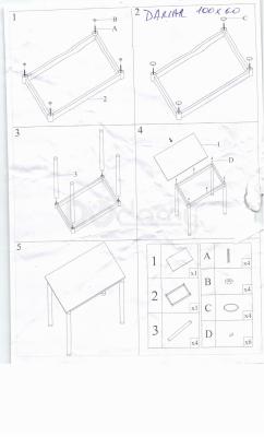 Стол Signal DAMAR II Kремовый/Хром 100x60, фото 3