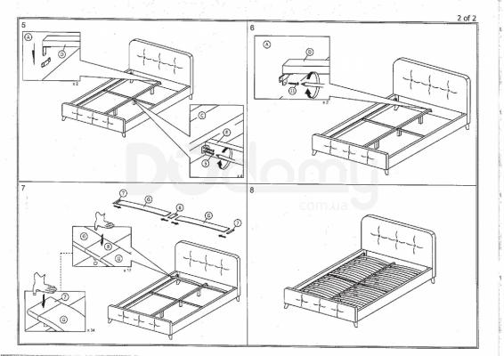 Ліжко SIGNAL Malmo 140, фото 3