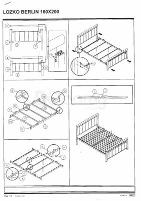 Кровать Signal Berlin 160X200, фото 2