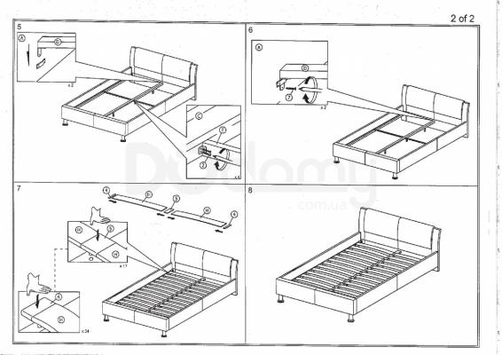 Ліжко SIGNAL Mito 140, фото 3