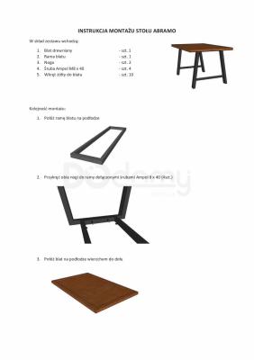 Стол Signal Abramo 150x90 дерево, фото 2