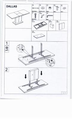 Стол раскладной Signal DALLAS, фото 2