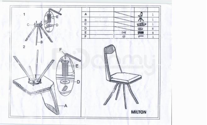 Крісло SIGNAL Milton бежевий, фото 2