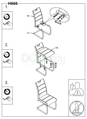 Кресло Signal H-666 серый, фото 3