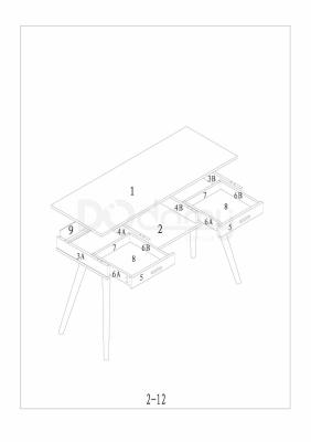 Письменный стол Signal Milan B1, фото 2