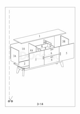 Комод SIGNAL Milan K1, фото 2