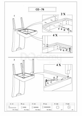Кресло Signal CD-76 венге, фото 2