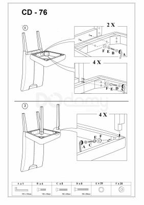 Кресло Signal CD-76 венге, фото 3