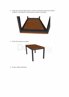 Стіл SIGNAL NORMANO LITY DĄB/чорний 150x90, фото 3