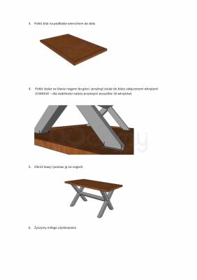 Журнальний столик SIGNAL XAVIERO B дубовий шпон/чорний, фото 3