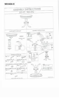 Журнальний столик SIGNAL Nevada D білий, фото 2