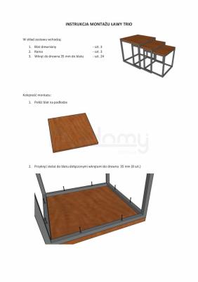 Журнальный столик Signal TRIO, фото 2