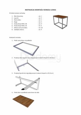 Журнальний столик SIGNAL LORAS K, фото 2