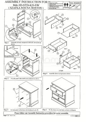 Приліжкова тумба SIGNAL Boston, фото 2