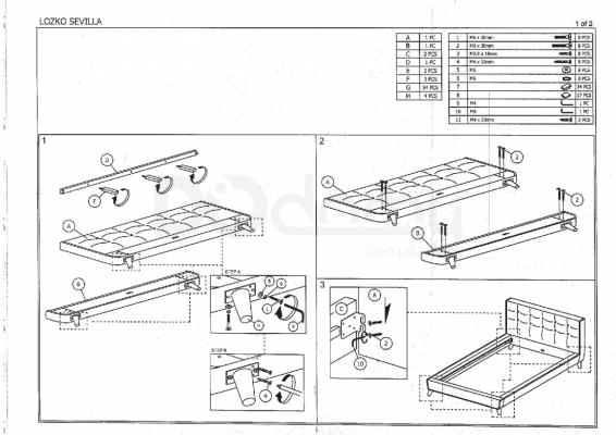 Кровать Signal Sevilla 160, фото 2