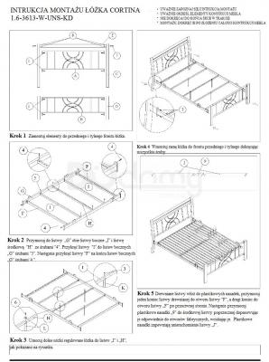 Ліжко SIGNAL Cortina 160, фото 2
