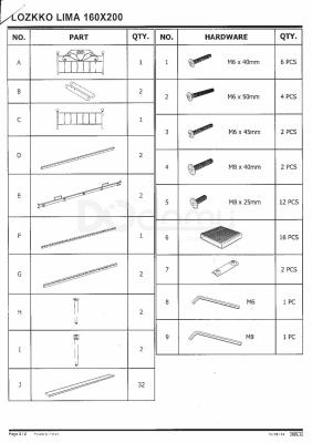 Кровать Signal Lima 90, фото 3