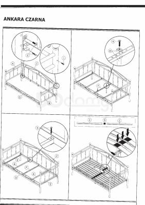 Ліжко SIGNAL ANKARA білий, фото 2