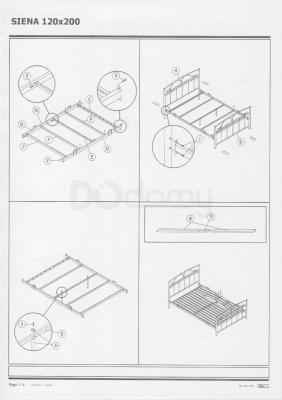 Кровать Signal Siena 120, фото 2