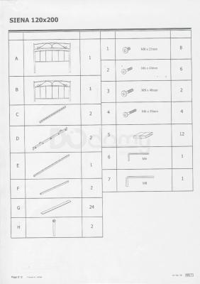 Ліжко SIGNAL Siena 140, фото 3