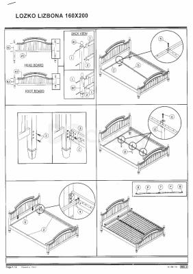 Ліжко SIGNAL Lizbona 160, фото 2