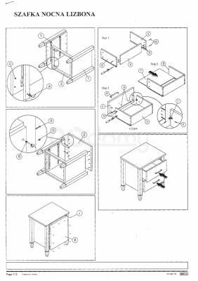 Прикроватна тумба Signal Lizbona, фото 2