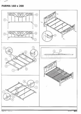 Ліжко SIGNAL Parma 140, фото 2