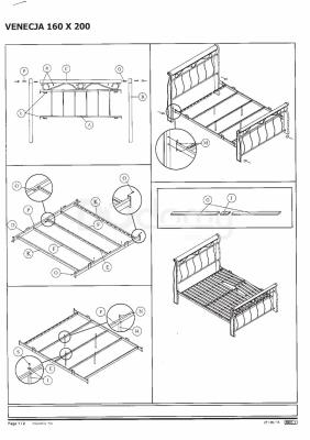 Кровать Signal Venecja 160 дуб, фото 2