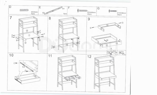 Письменный стол Signal Olsen В, фото 3