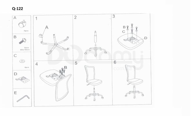 Кресло Signal Q-122 синий, фото 2