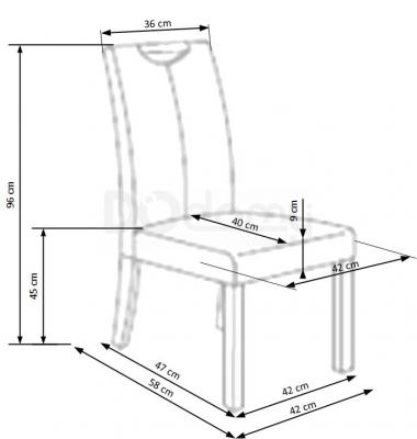 Стул HALMAR Caro Кремовый, фото 2