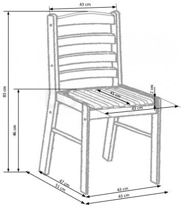 Стул HALMAR Bruce, фото 2