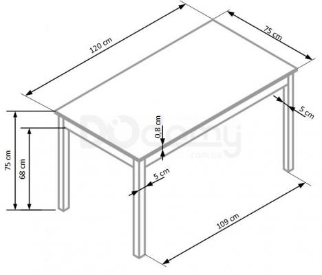 Стол HALMAR TIMBER, фото 2