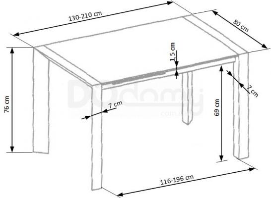 Стіл HALMAR STANFORD, фото 2