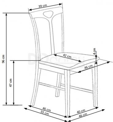 Стул HALMAR Hubert 2, фото 2