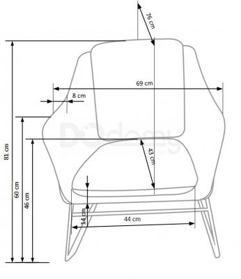 Крісло HALMAR SOFT, фото 2