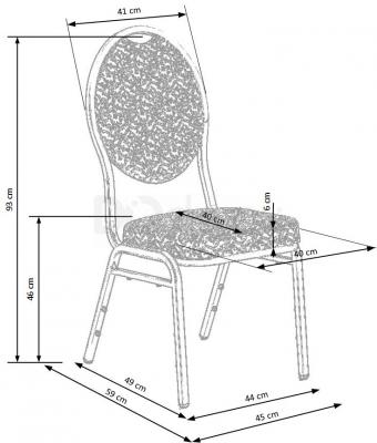 Стілець HALMAR K67, фото 2