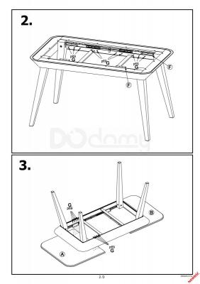Стол раскладной HALMAR ORCHID, фото 3