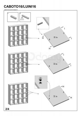 Стеллаж детский HALMAR Luini 16, фото 3