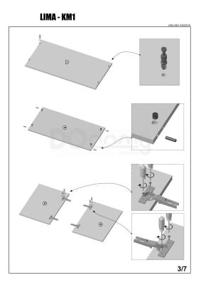 Комод HALMAR Lima KM-1 дуб сонома, фото 4