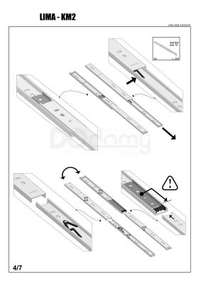 Комод HALMAR Lima KM-2 Белый, фото 5