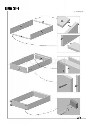 Тумба HALMAR для взуття Lima ST-1 дуб сонома, фото 4