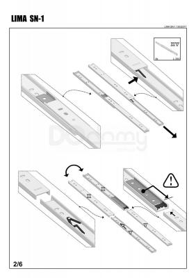 Приліжкова тумба HALMAR LIMA SN-1 дуб сонома, фото 3