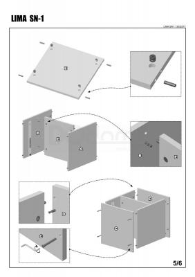 Приліжкова тумба HALMAR LIMA SN-1 дуб сонома, фото 6
