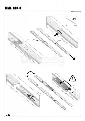 Стеллаж HALMAR Lima Reg-3 Дуб сонома, фото 3