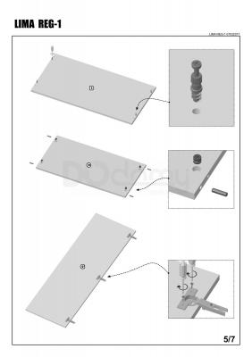 Шафа HALMAR LIMA REG-1 дуб сонома, фото 6