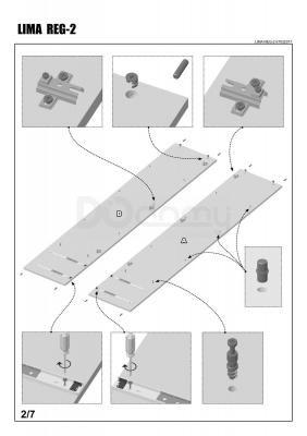 Шкаф HALMAR Lima Reg-2 Дуб сонома, фото 3