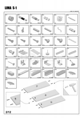 Шкаф HALMAR Lima S-1 Дуб сонома / Белый, фото 3